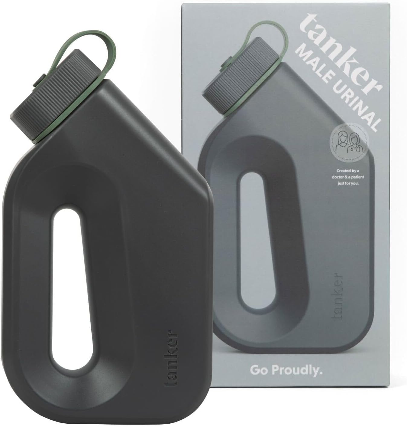 Tanker Portable Urinal for Men - Spill Proof Travel Essential