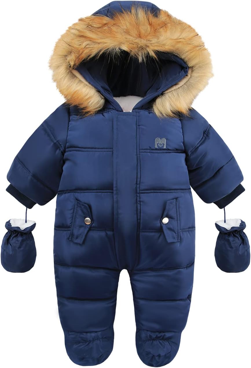 Baby Girl Winter Snowsuit Toddler Jacket for Infant Comfort