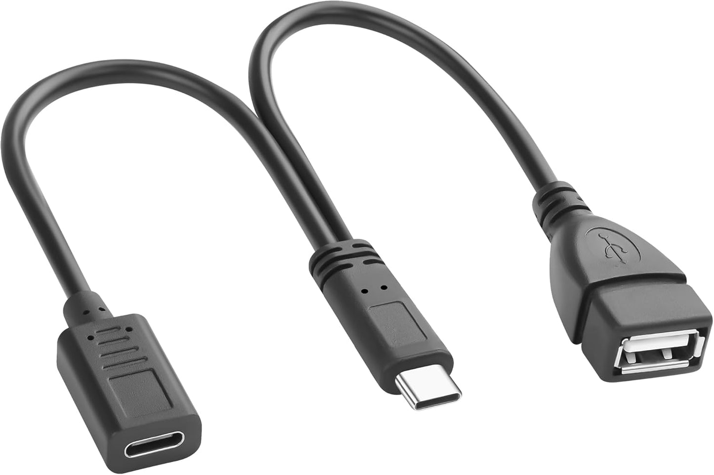 2-in-1 OTG Splitter: Fast Sync & Charge
