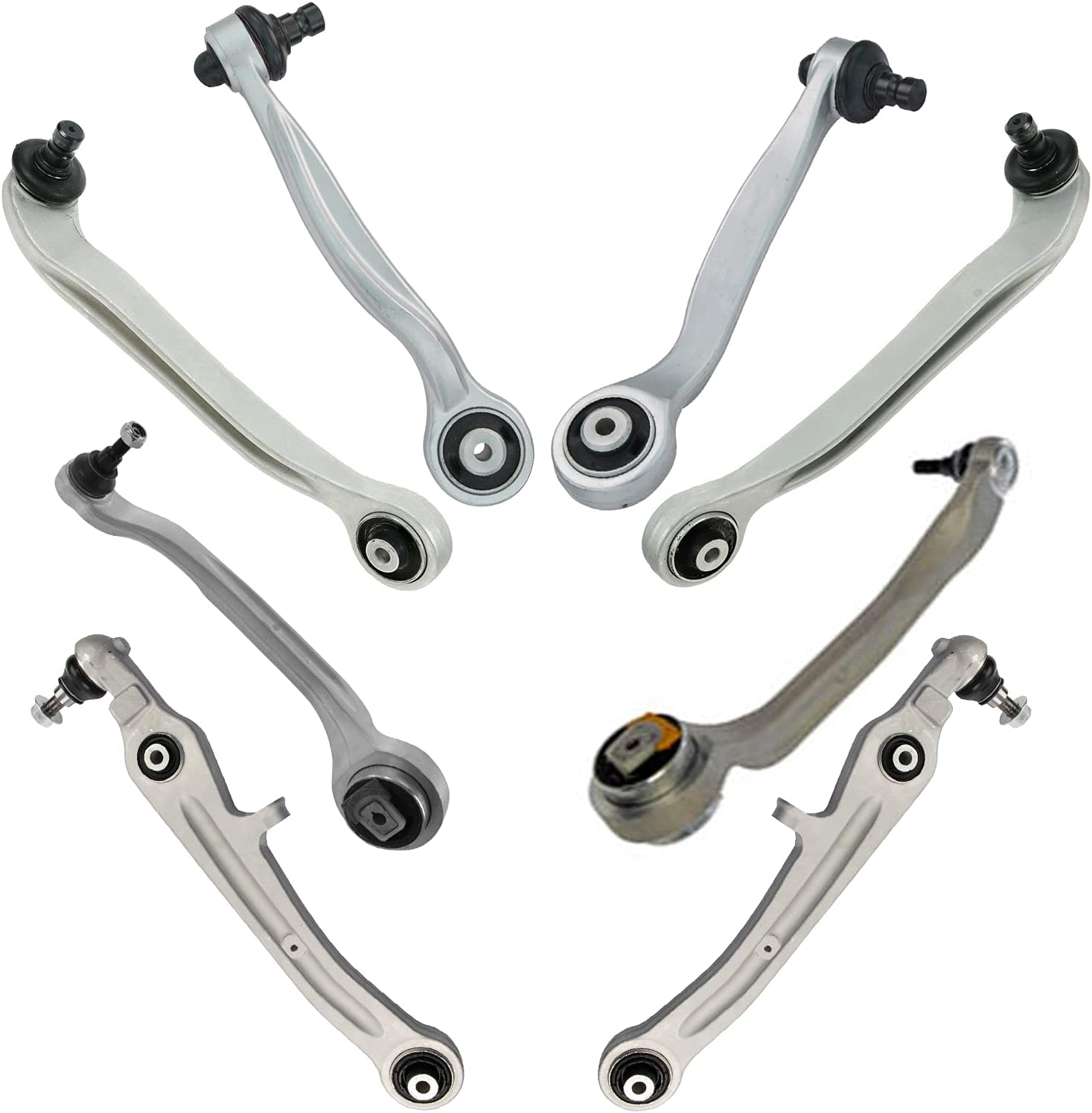 TRQ Control Arm Set for 2004-2010 Audi A8 Quattro & S8