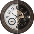 18 in Illuminated Outdoor Clock - Waterproof Night Light Wall Clock