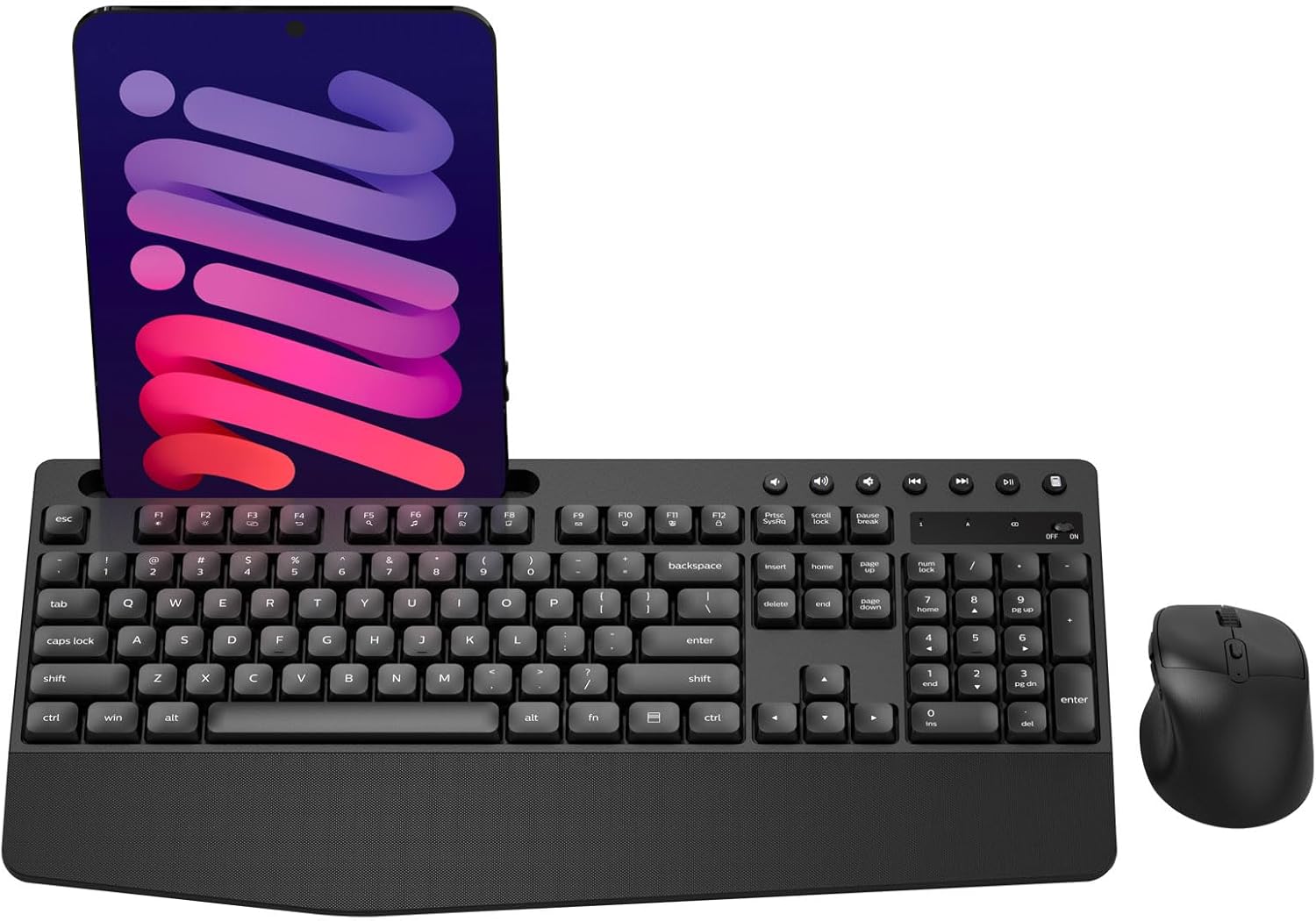 Ergonomic Wireless Keyboard and Mouse Combo for Comfort and Ease