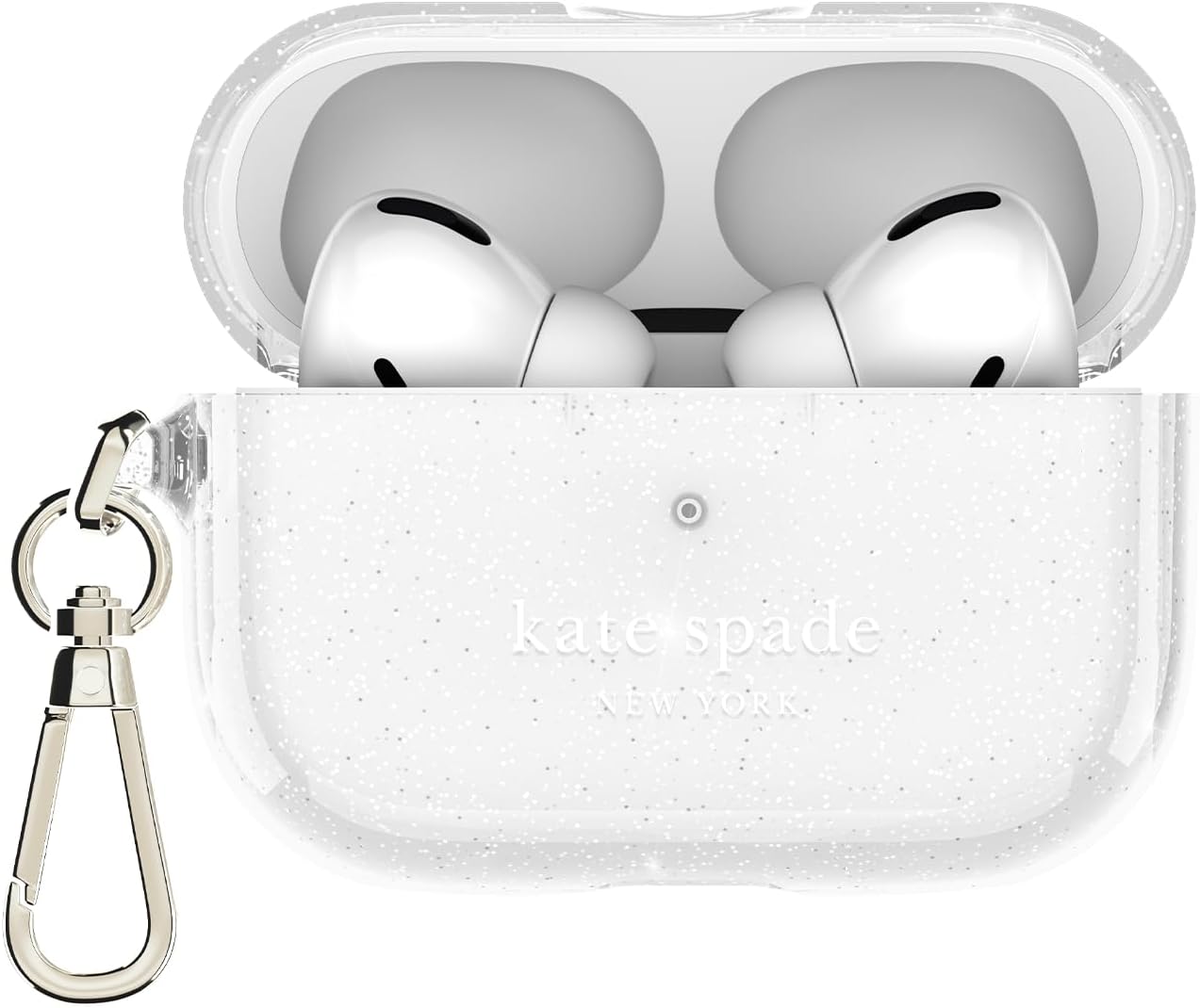 Kate Spade AirPods Pro Protective Case That Sparkle Silver