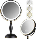 Lighted Makeup Mirror 20X Magnifying Rechargeable Double Side