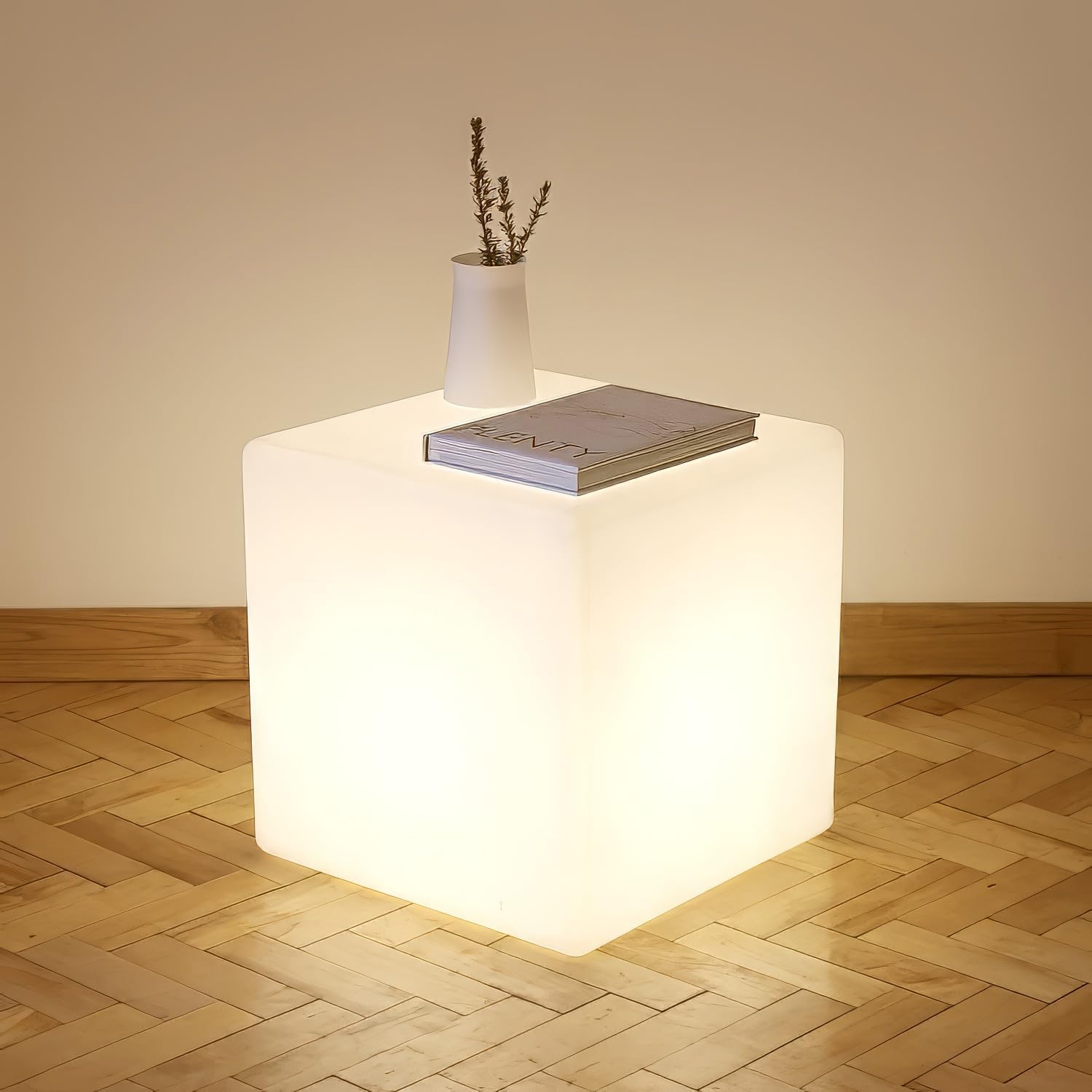 Mr.Go 14-Inch Color Changing LED Cube Light Stool Review
