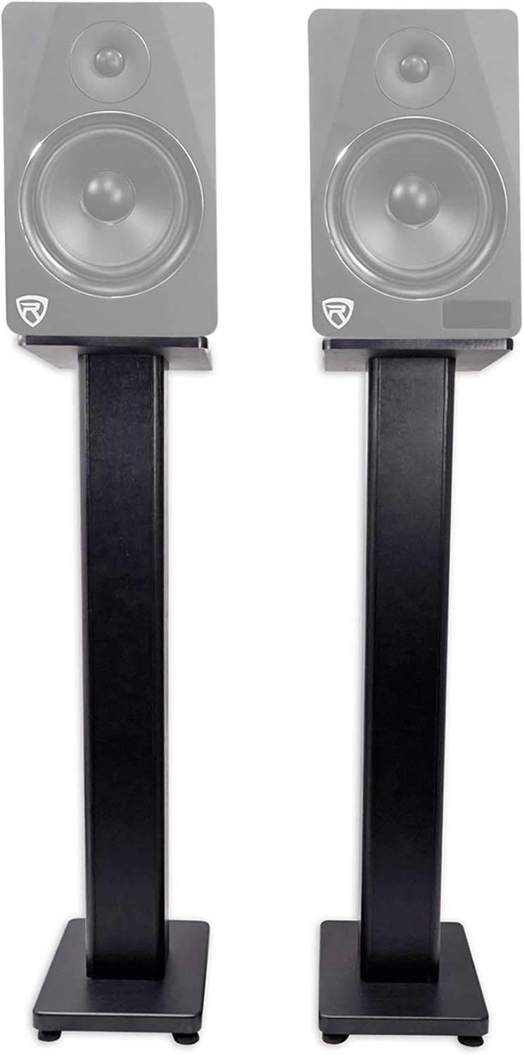 Enhance Surround Sound with Rockville Speaker Stands