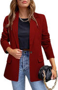 CRAZY GRID Womens Casual Blazer Jacket - Lightweight Office Blazer