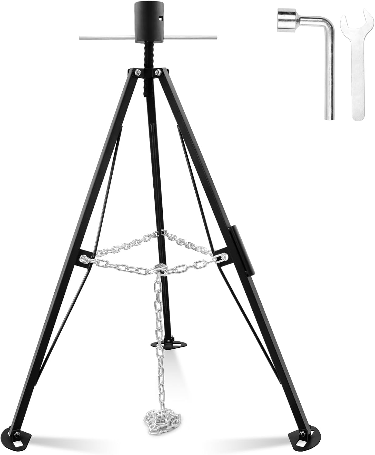 Gooseneck Tripod Stabilizer for Trailers and RVs with 7500lb Load