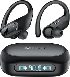 occiam Wireless Earbuds with 96H Playback for Sports and Calls