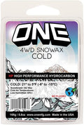 One Ball Jay 4WD Cold Snow Wax 165g Bar - No Fluoro