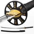YONG XIN SWORD Samurai Katana Sword - Handmade Clay Tempered Blade