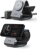 Anker MagSafe Charger Stand 3-in-1 - Compact 15W Fast Charging