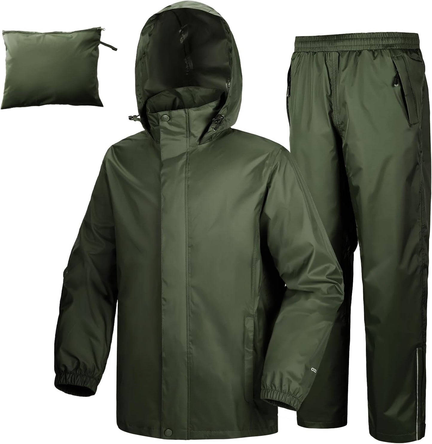 33,000ft Men's Rain Suit Packable Waterproof Lightweight Gear