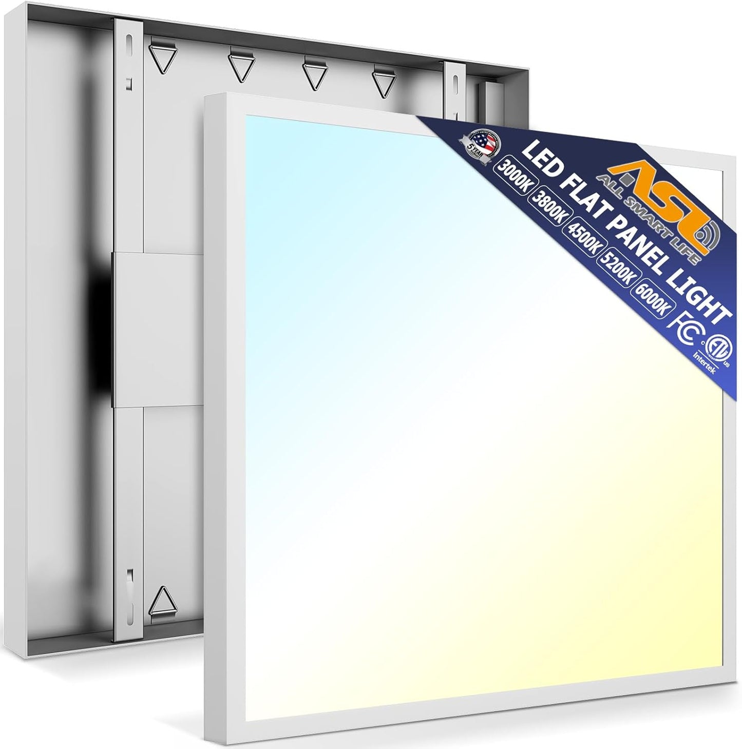 Allsmartlife 2x2 LED Flat Panel Light for Dimmable Ambiance