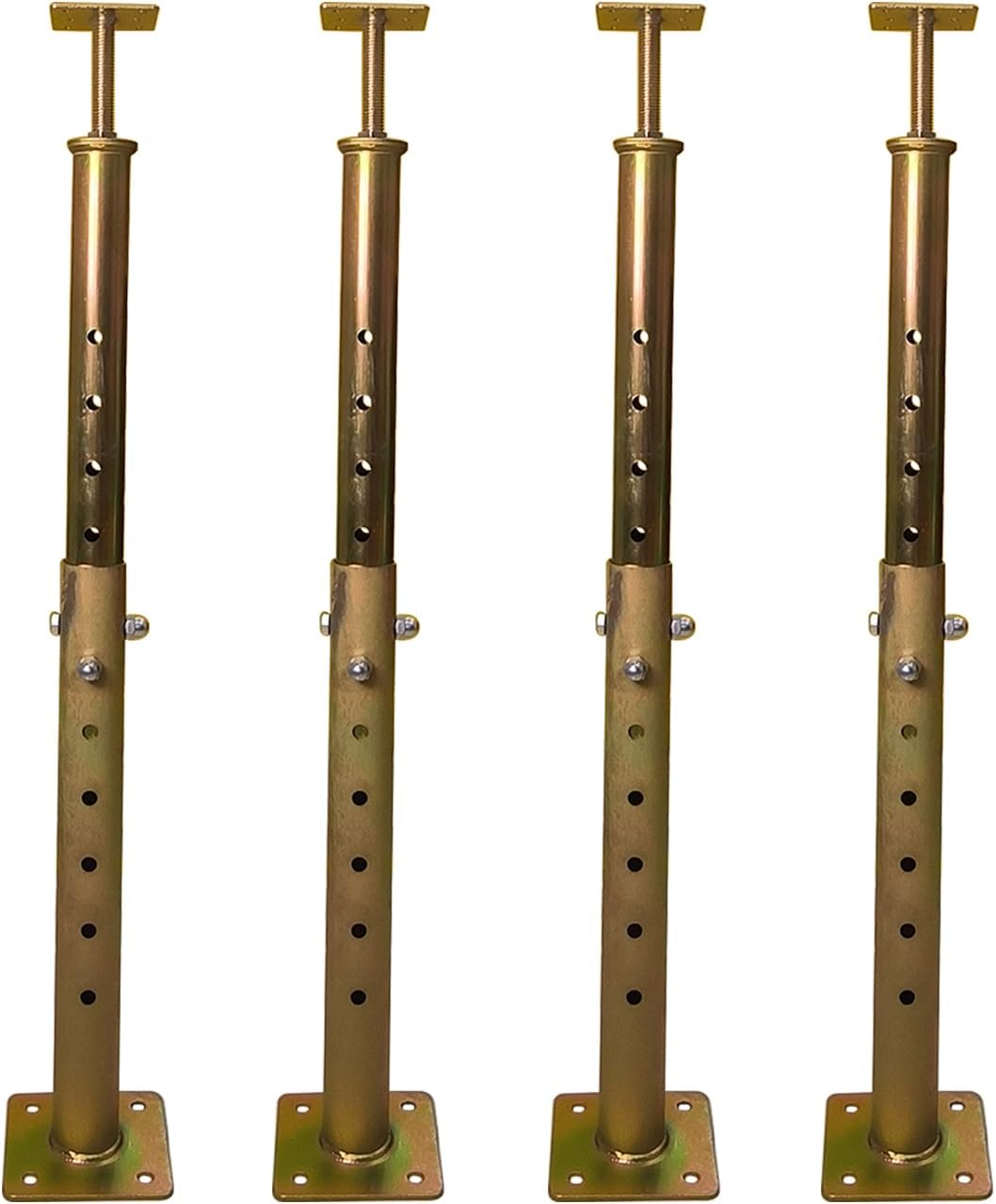 Height Range Adjustable House Floor Jacks for Leveling Support