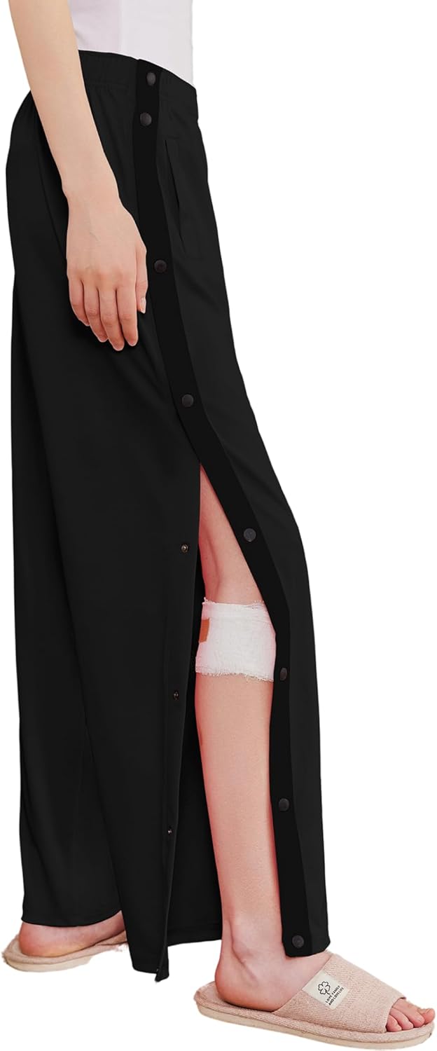 Deyeek Women's Tear Away Pants for Post Surgery Recovery Comfort