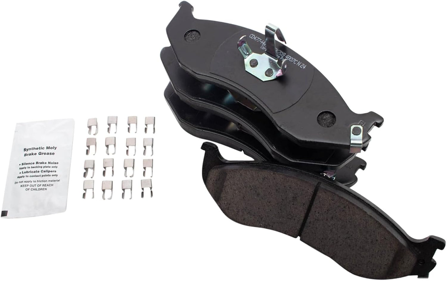 TRQ Front Brake Pads Ceramic for Jeep Cherokee and Wrangler