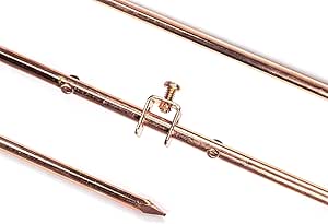 4ft Copper Grounding Rod for Electric Fences and Antennas