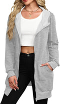 Locryz Women's Casual Zip Up Hoodies for Fall and Winter Wear