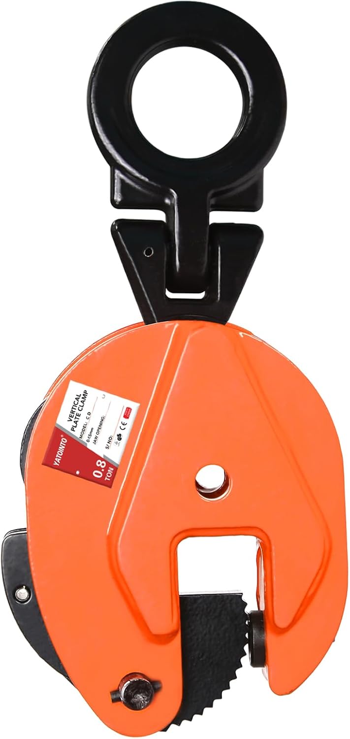 Plate Lifting Clamp 1760lbs for Vertical Lifting and Building