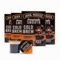 JAVA HOUSE Dark Roast Sumatran Cold Brew Pods - Smooth Hot or Iced