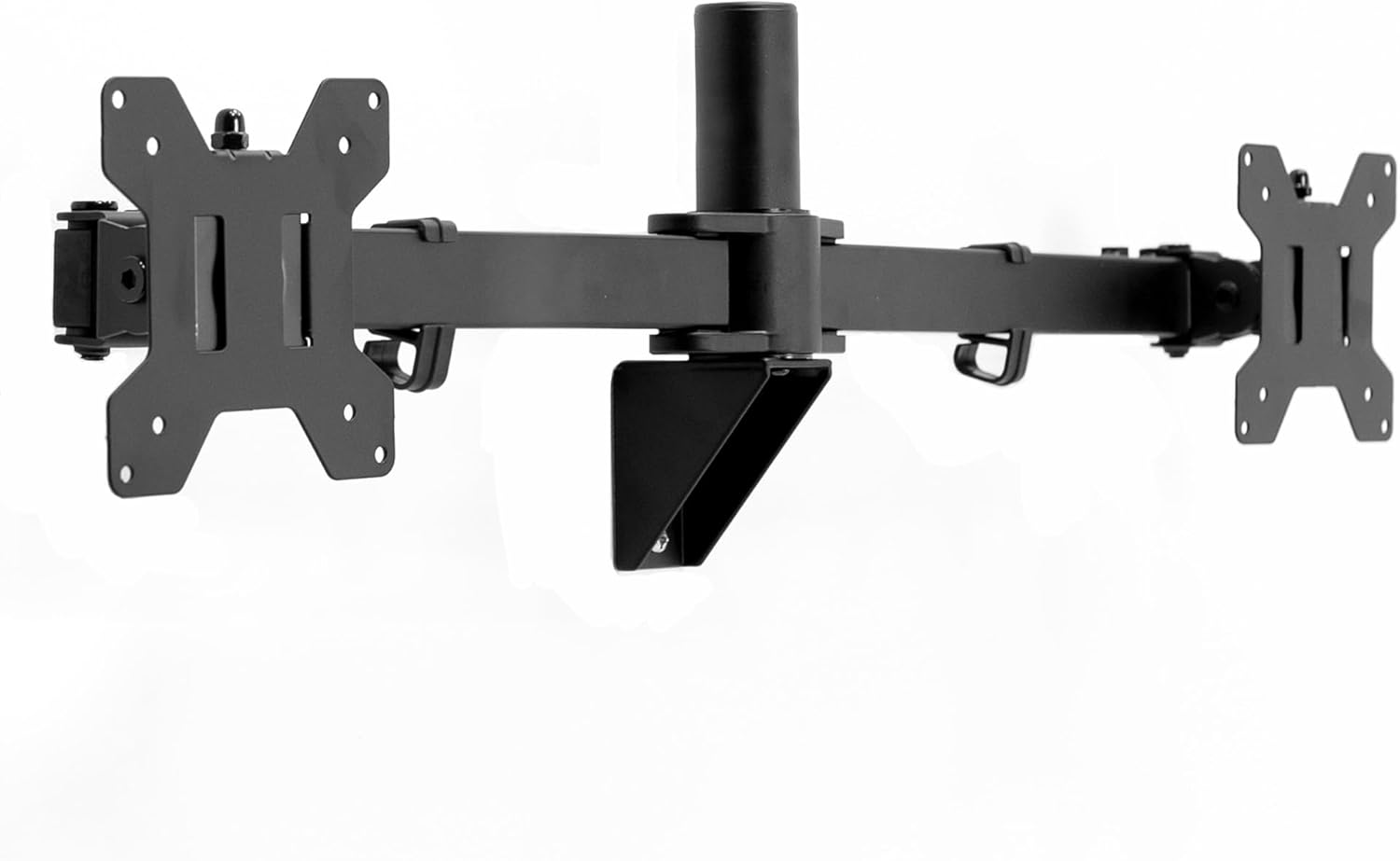 VIVO Dual Monitor Wall Mount - Telescoping Arms, Heavy Duty, Fits 2 Screens, Flush Setup