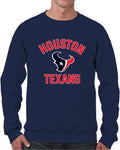 Houston Texans Adult Gameday Crewneck Sweatshirt - Comfortable Fan