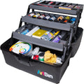 ArtBin 3-Tray Art Supply Box Organizer - Durable Portable Storage