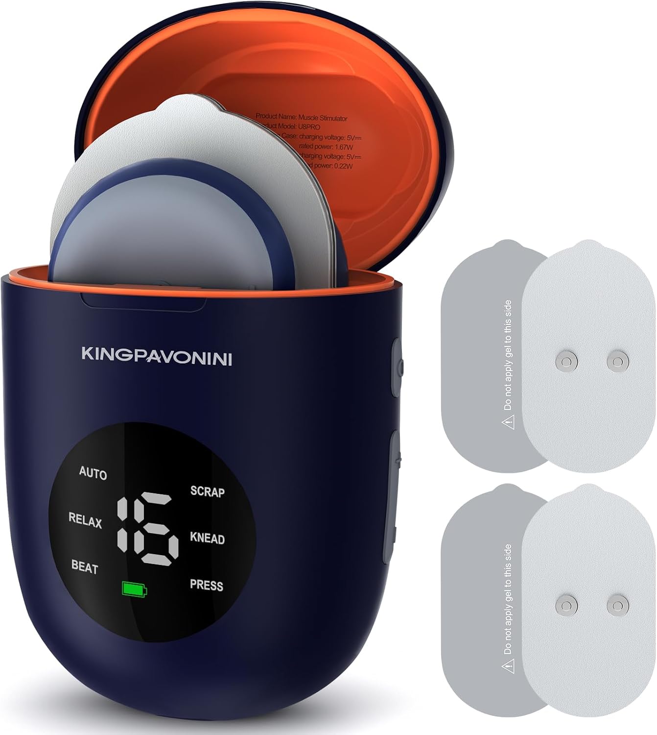 KingPavonini Wireless TENS Unit for Effective Pain Relief