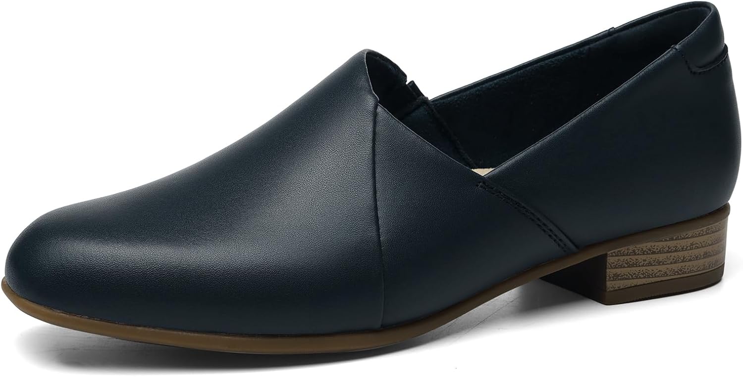 Women's Classic Comfort Leather Loafers for Everyday Work