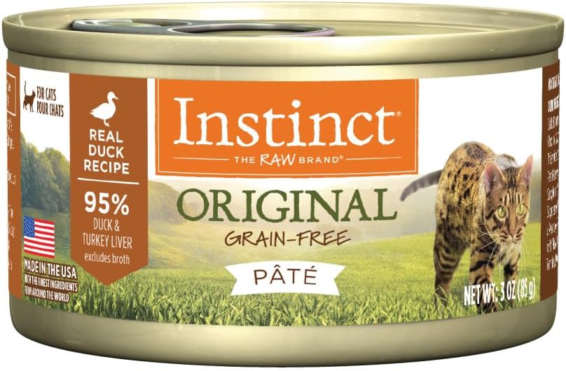 Instinct Original Pate Wet Cat Food with Real Duck, Grain Free