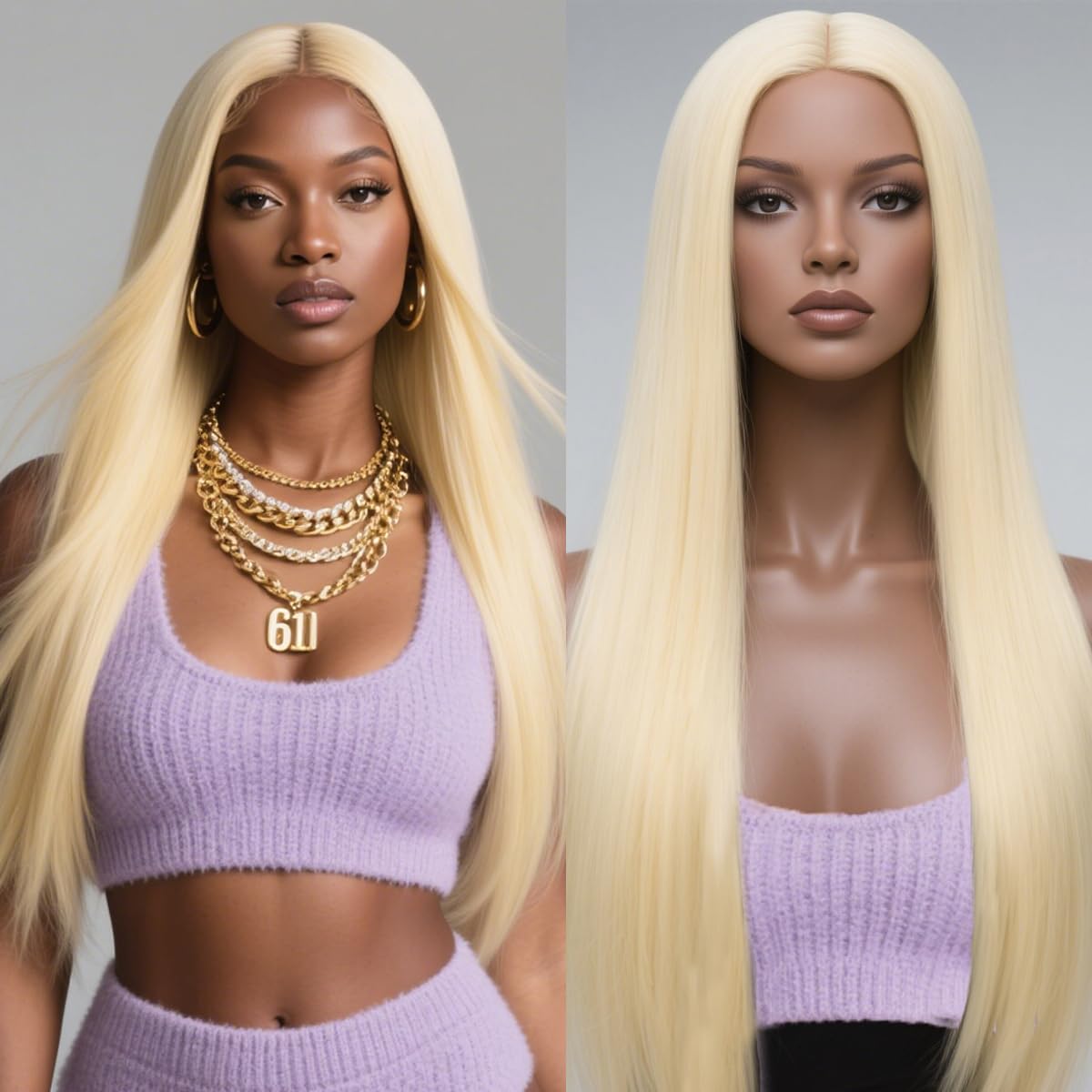 24 Inch 613 13x6 Lace Front Wig Human Hair for Stunning Looks