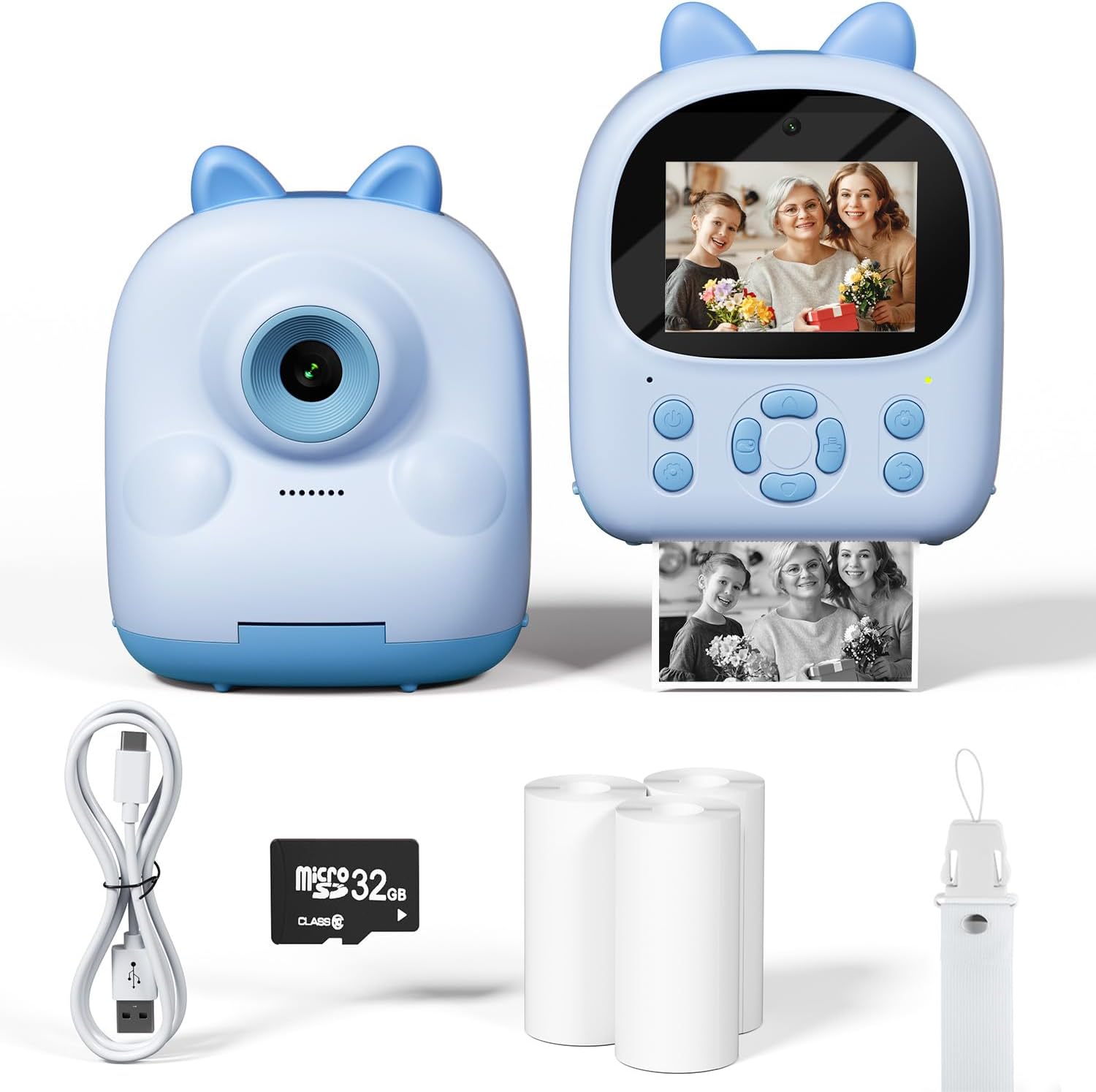 Instant Print Kids Camera - Perfect Gifts for Ages 3-12!