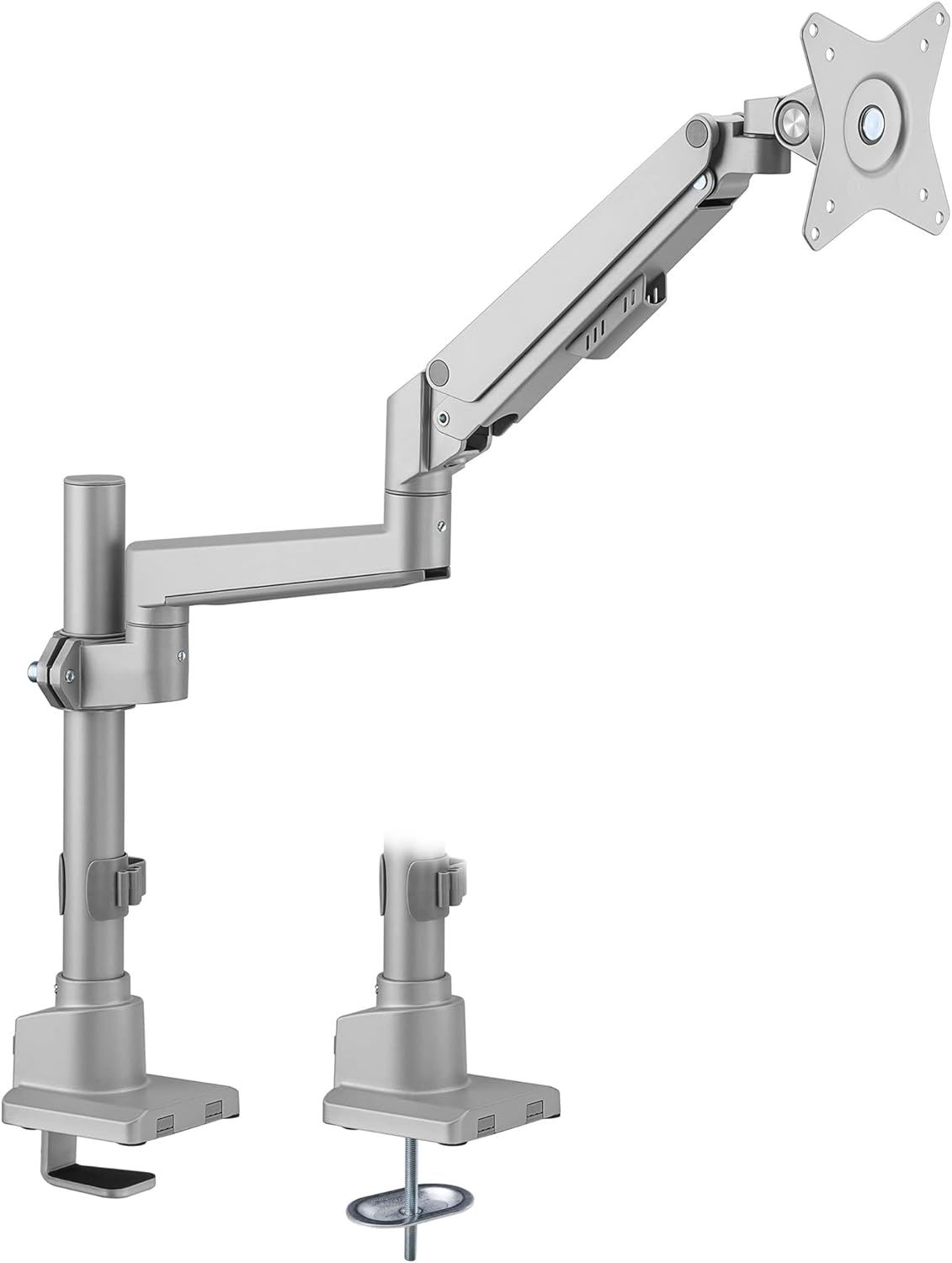 Mount-It! Single Monitor Desk Mount for Height Adjustable Displays