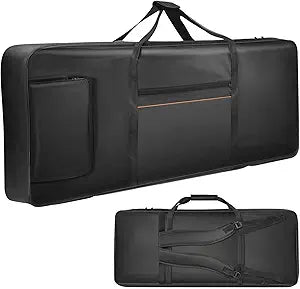 Electric Piano Keyboard Gig Bag with Adjustable Straps for 88 Keys