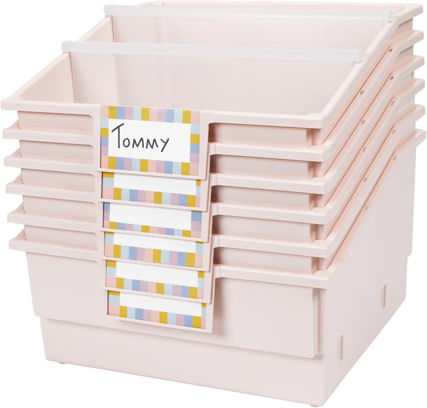 Really Good Stuff Picture Book Classroom Library Bins - 6 Pack