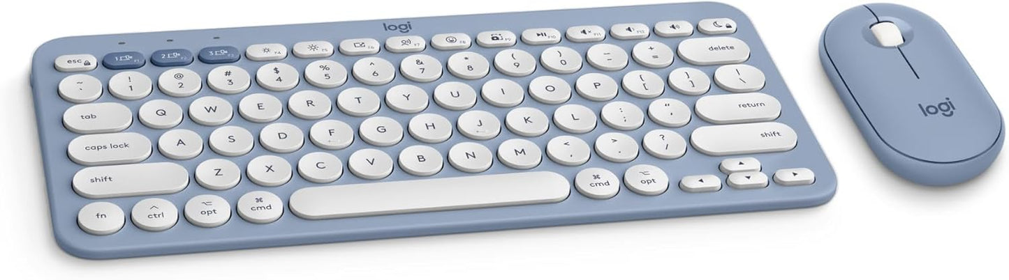 Logitech Pebble 2 Combo: Slim & Quiet Mac Keyboard + Mouse