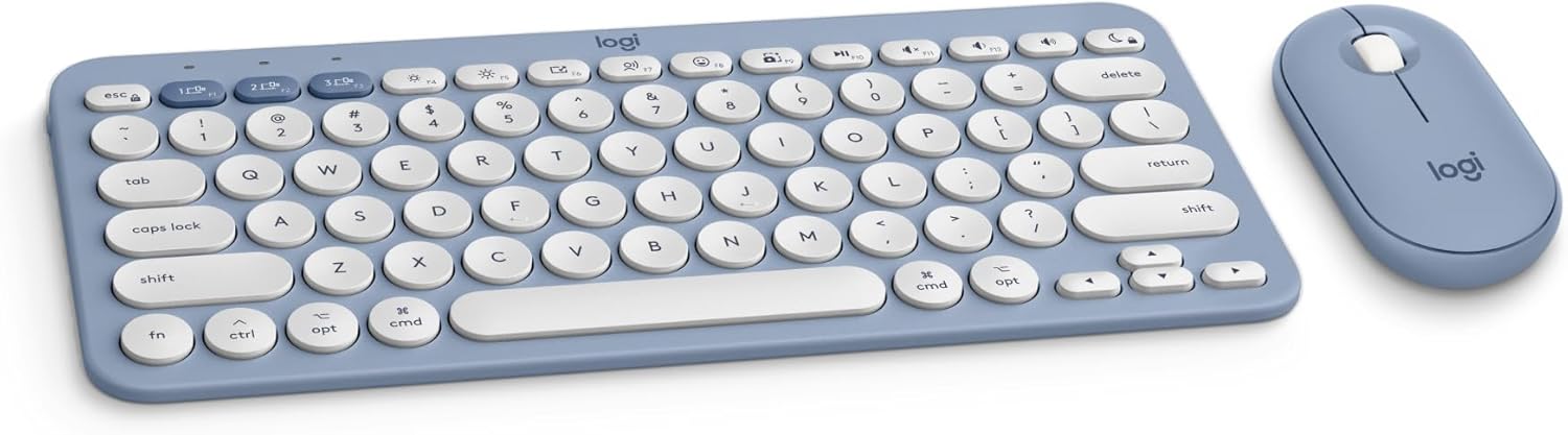 Logitech Pebble 2 Combo: Slim & Quiet Mac Keyboard + Mouse