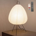 Akari Noguchi Japanese Paper Lantern Lamp - Dimmable Ambient Glow