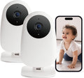 Baby Monitor 2 Pack - 2K HD Night Vision Dual Camera