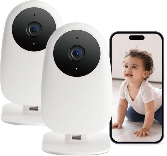 Nooie Baby Monitor 2 Pack with HD Night Vision and Audio