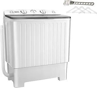 22lbs Portable Twin Tub Washing Machine for Compact Living