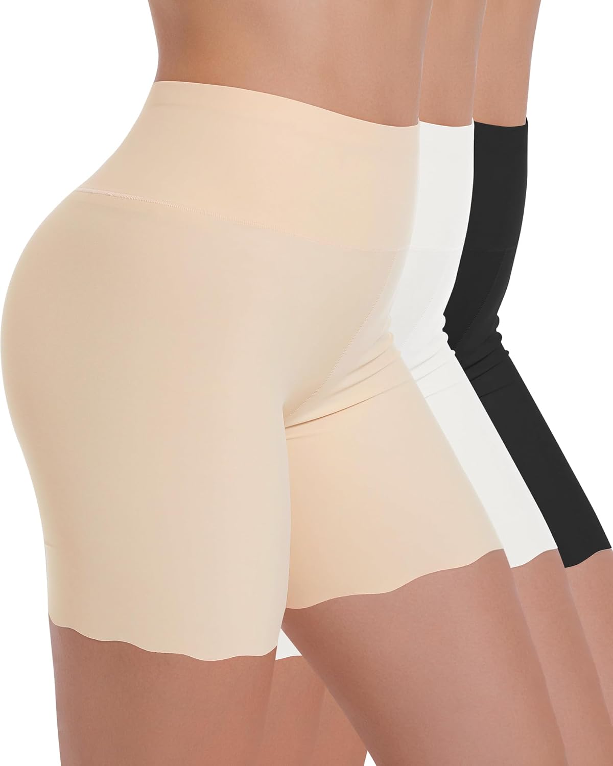 High-Waisted Slip Shorts for Under Dresses Women Anti Chafing