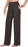 Women's Wide Leg Yoga Pants High Waist with Pockets - 28 30 32