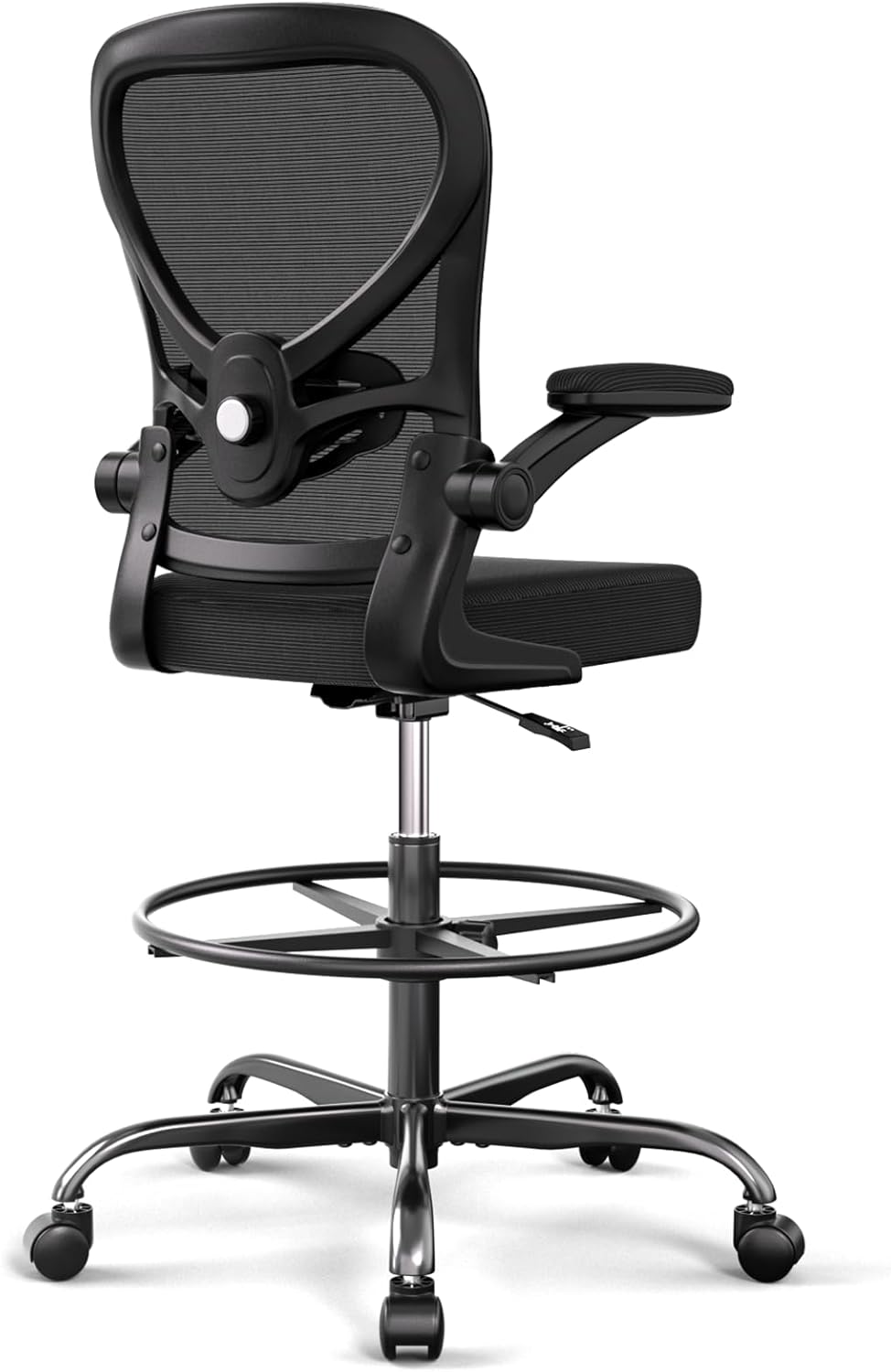 Alolo Tall Drafting Chair with Footrest - Ergonomic Lumbar Support