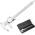 Dial Caliper 6 in 0-9 in Range with 0.001 in Precision - Shockproof