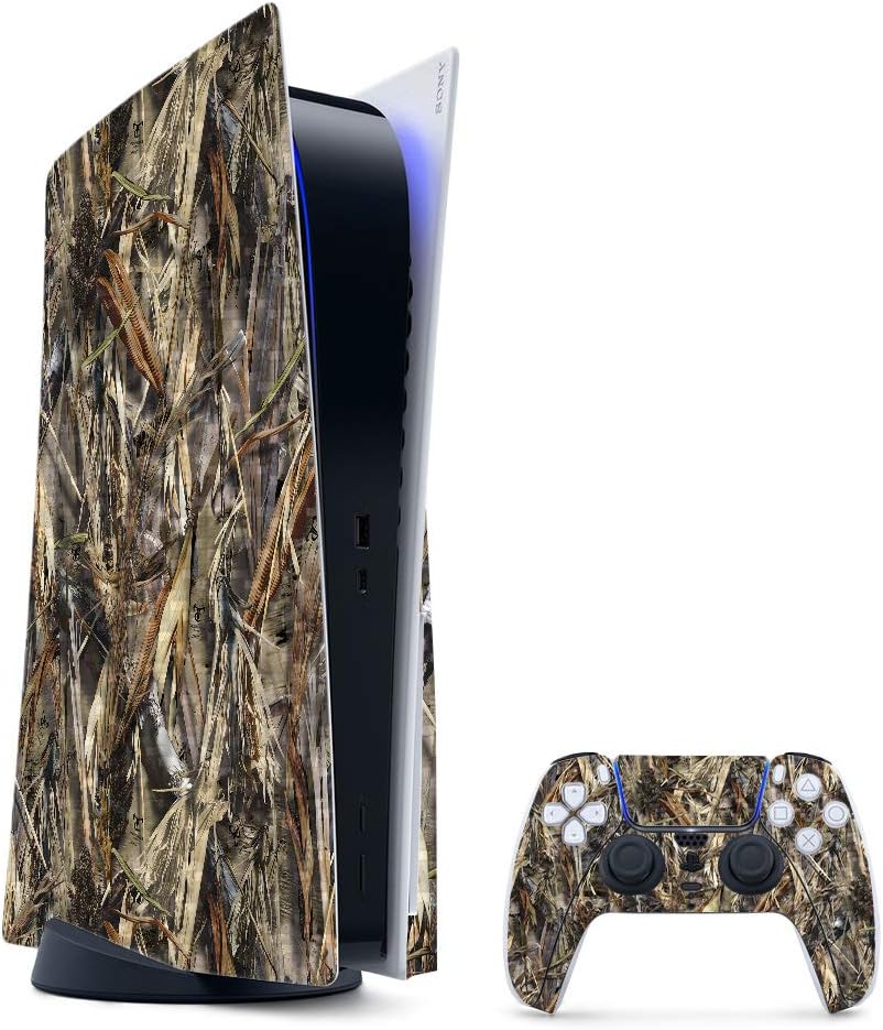 MightySkins Carbon Fiber Gaming Skin for PlayStation 5 Bundle