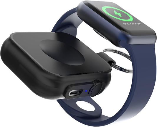 Chic Keychain Apple Watch Charger - Stay Powered Anywhere!