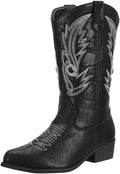 SheSole Women's Wide Calf Western Cowgirl Boots - Classic Embroidered