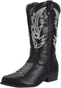 Women's Wide Calf Cowboy Boots by SheSole for Fashionable Wear